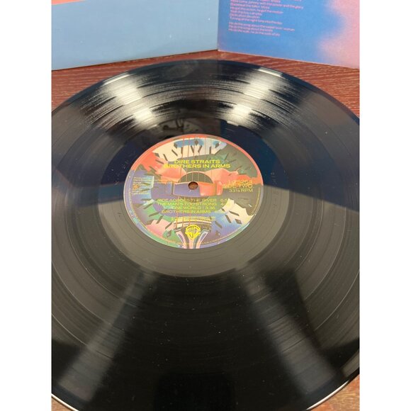 Dire Straits "Brothers In Arms" Vinyl Record Album 1985 Vertigo LP With Lyrics I - Picture 2 of 4